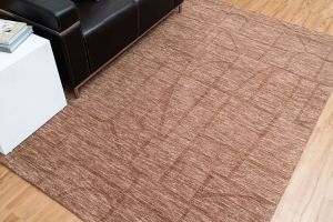 Chocolate Brown Hand Tufted Rugs