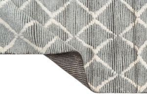 Dark Grey Hand Knotted Rugs