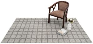 Dark Grey Hand Woven Wool Rugs