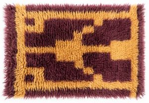 Gold Wine Handmade Shaggy Rugs