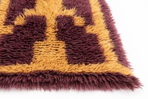 Gold Wine Handmade Shaggy Rugs