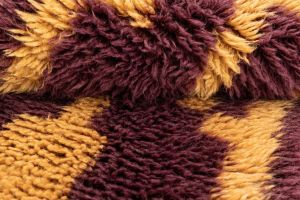 Gold Wine Handmade Shaggy Rugs