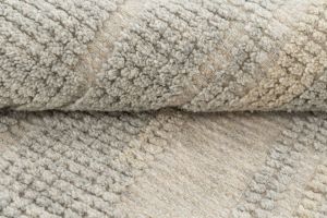Grey Olive Hand Woven Wool Rugs
