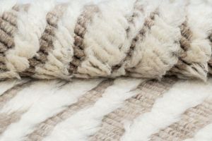 Ivory Beige Hand Knotted Rugs