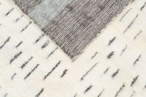 Ivory Brown Hand Knotted Rugs