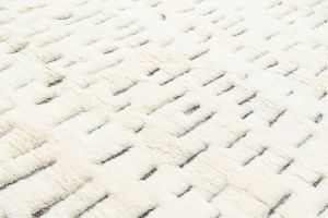 Ivory Brown Hand Knotted Rugs