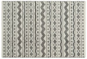 Ivory Green Jute Wool Rug