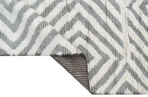Ivory Grey Hand Knotted Rugs
