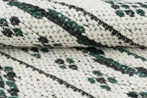 Ivory Grey Jute Wool Rug