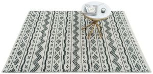 Ivory Grey Jute Wool Rug