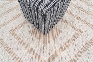 Ivory Natural Jute Wool Rug