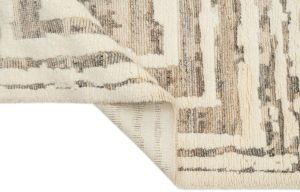Ivory Taupe Hand Knotted Rugs