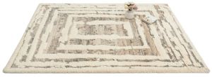 Ivory Taupe Hand Knotted Rugs