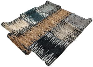 Natural Jute Handwoven Cut Shuttle Rugs