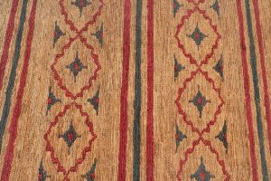 Natural Red Handwoven Jute Rugs