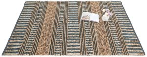 Navy Blue Hand Woven Natural Jute Rugs