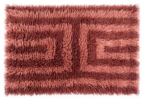 Rust Blush Handmade Shaggy Rugs