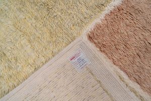 Rust Gold Handmade Shaggy Rugs