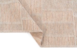 Rust Grey Hand Woven Wool Rugs