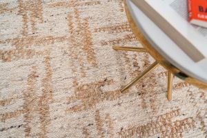 Rustic Brown Jute Wool Rug