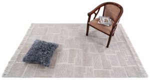 Toupe Hand Woven Wool Rugs