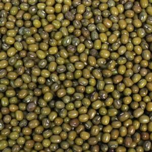 Unpolished Whole Green Moong Beans