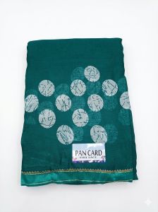 Green Georgette Saree