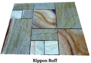 Calibrated Rippon Buff Sandstone Slab