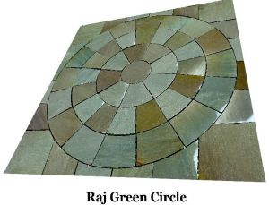 Raj Green Sandstone Cobbles