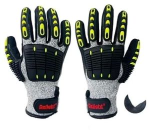 PU Coated Anti Impact Gloves
