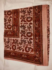 Hand Block Printed Cotton Bedsheet Set With Pillow Covers