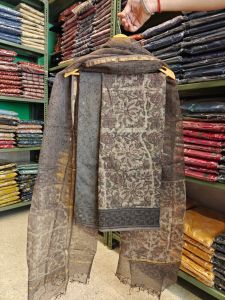 ladies hand block printed kota doria suit set