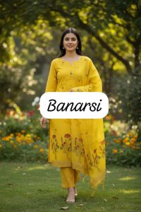 Ladies Jamdani Cotton Silk Unstitched Suit Set