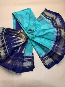 Ladies Mercerised Cotton Ilkal Handloom Saree