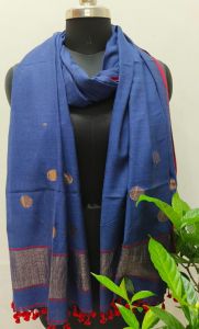 Ladies Pure Cotton Needle Jamdani Handwoven Dupatta