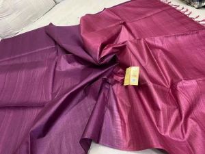 Ladies Pure Desi Tussar Double Dye Silk Saree