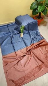 Ladies Pure Desi Tussar Double Dye Silk Saree