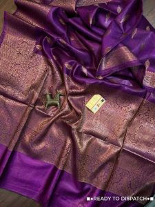 Ladies Pure Tussar Munga Jacquard Silk Saree