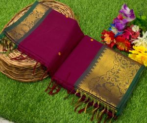 Ladies Traditional Kanchi Cotton Saree