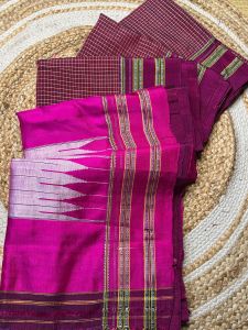 Ladies Viscose Cotton Ilkal Gayatri Saree