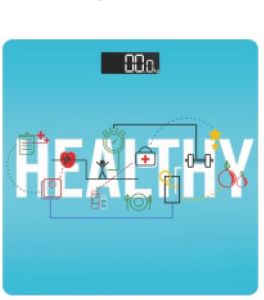 Digital Body Weight Scale with Glass Platform