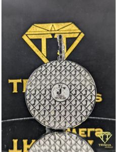 925 Sterling Silver Brick City Kennels Iced Out VVS Moissanite Diamond Pendant