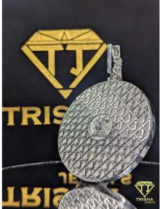 925 Sterling Silver Brick City Kennels Iced Out VVS Moissanite Diamond Pendant