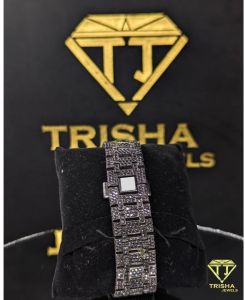 Luxury Black Octagon Bust Down Fully Flooded VVS Hip Hop Moissanite Diamond Watch
