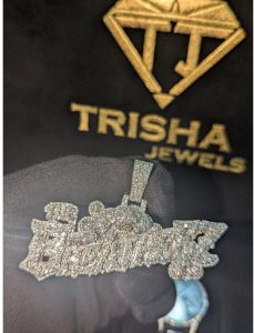 925 Sterling Silver VVS Moissanite Diamond Pendant