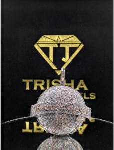 925 Sterling Silver Moissanite Diamond Custom Bling Hip Hop Pendant