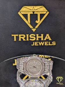 Custom Bust Down VVS Moissanite Diamond Watch