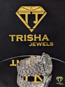 Custom Bust Down VVS Moissanite Diamond Watch