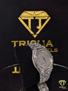 Custom Bust Down VVS Moissanite Diamond Watch