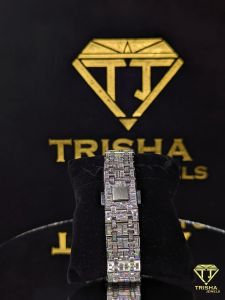 Custom Bust Down VVS Moissanite Diamond Watch